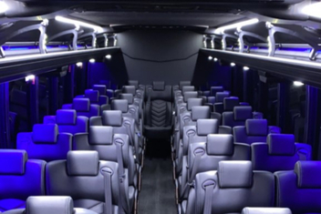 Columbia Charter Bus Interior