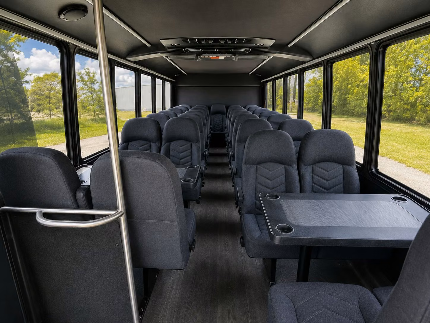 18 passenger minibus interior
