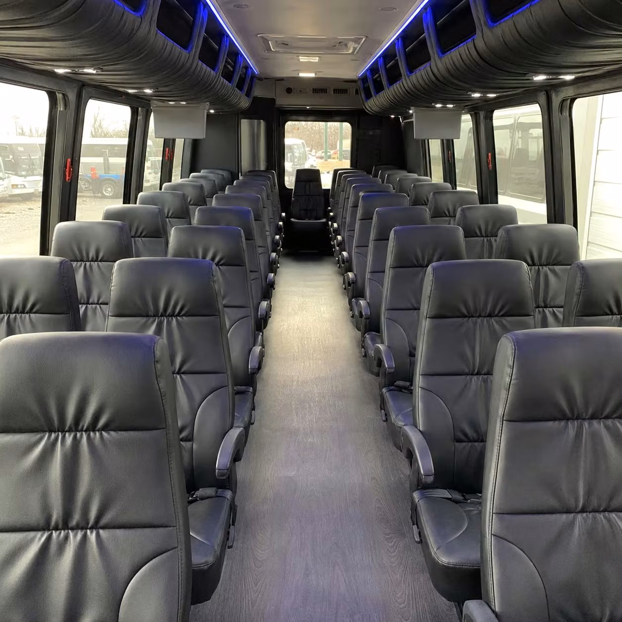25 passenger minibus inside