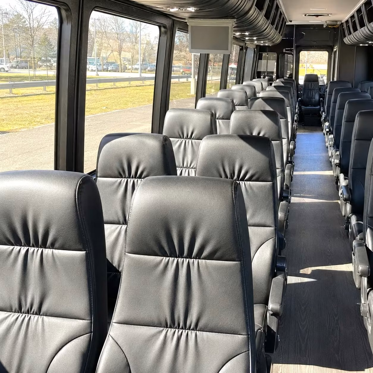 25 passenger minibus interior
