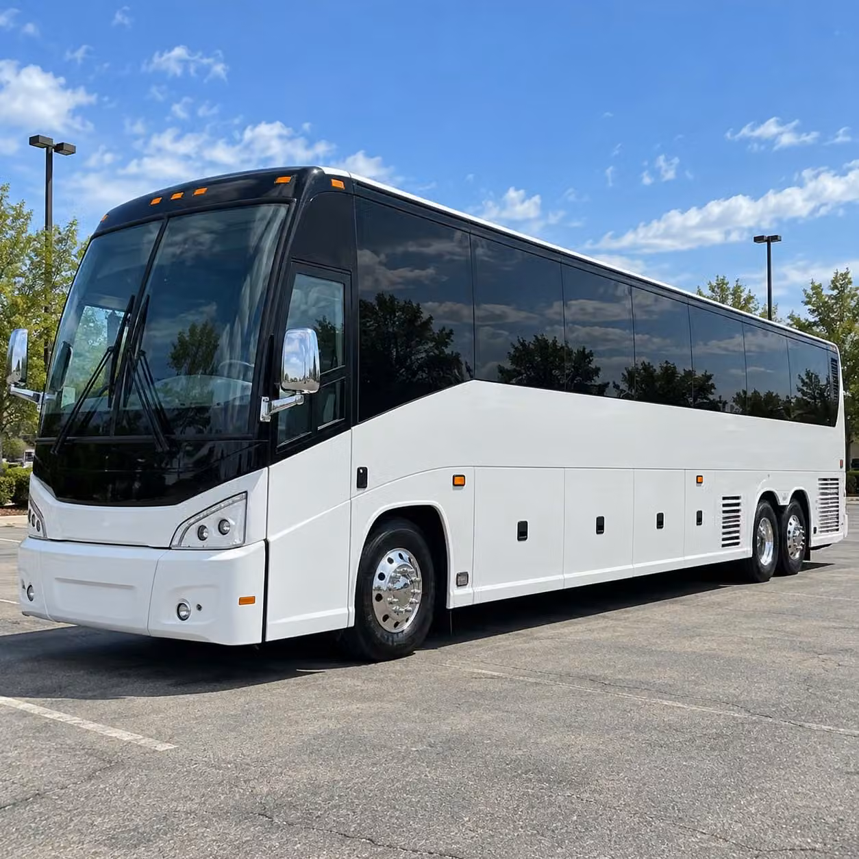 56 passenger charter bus