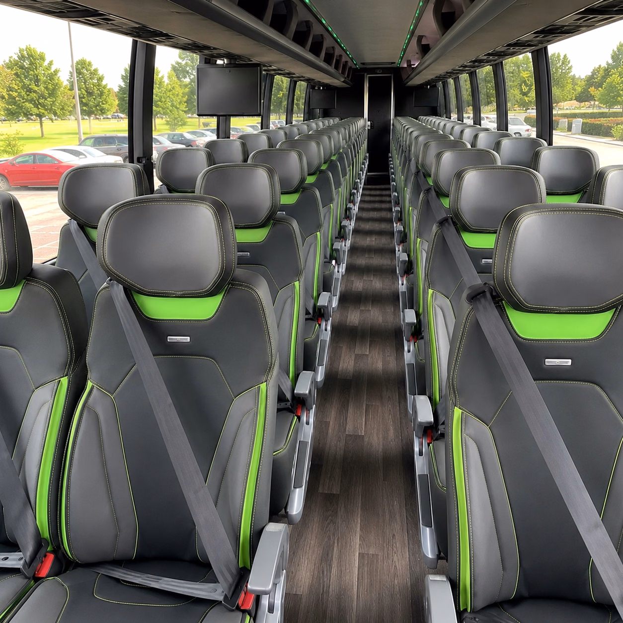 a charter bus for the show me state games and columbia sports tournaments