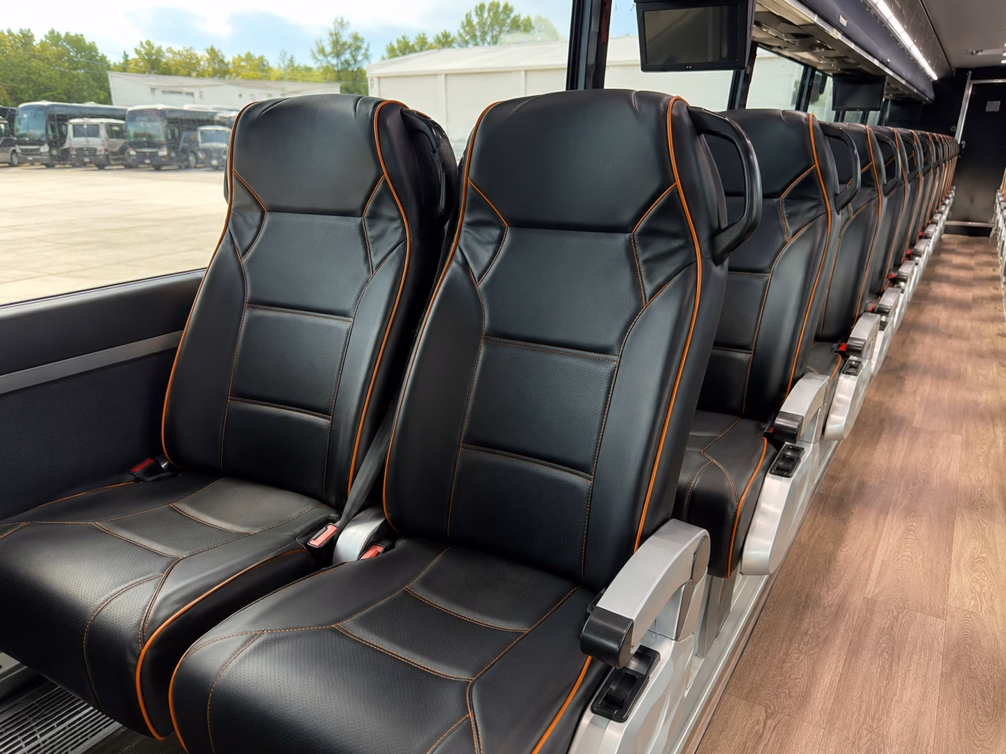 columbia charter bus inside